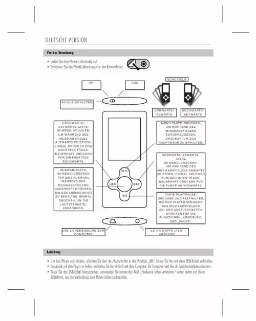 Mode d'emploi SWEEX MP510