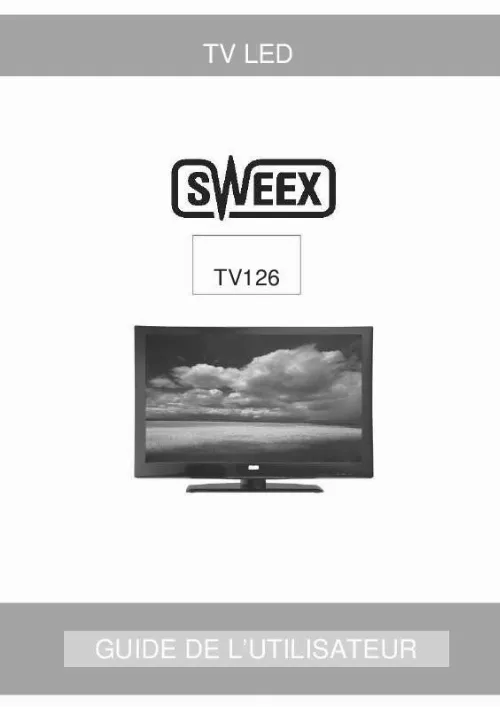 Mode d'emploi SWEEX TV126