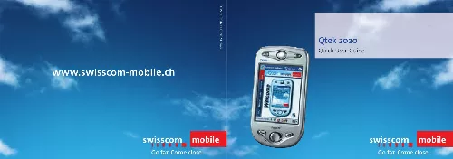 Mode d'emploi SWISSCOM QTEK 2020