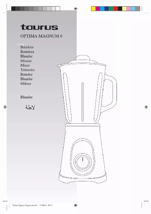 Mode d'emploi TAURUS OPTIMA MAGNUM 1000