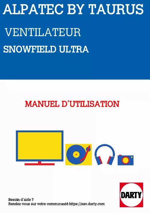 Mode d'emploi TAURUS SNOWFIELD ULTRA 947261