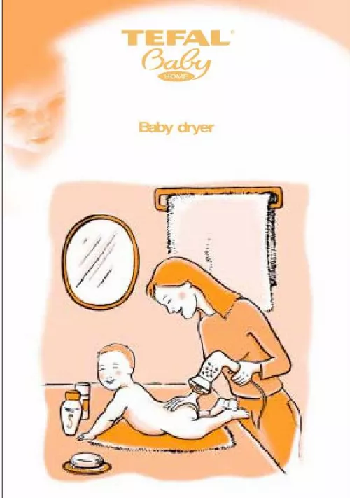 Mode d'emploi TEFAL BABY DRYER