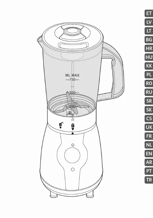 Mode d'emploi TEFAL ON THE GO BL1A0D