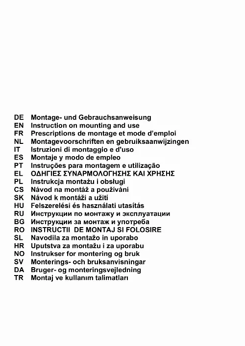 Mode d'emploi TEKA DOS 90.1