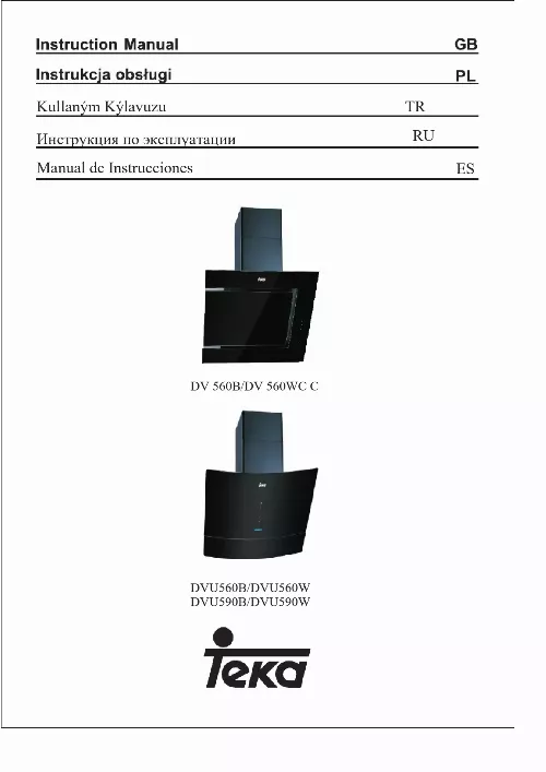 Mode d'emploi TEKA DVU 590