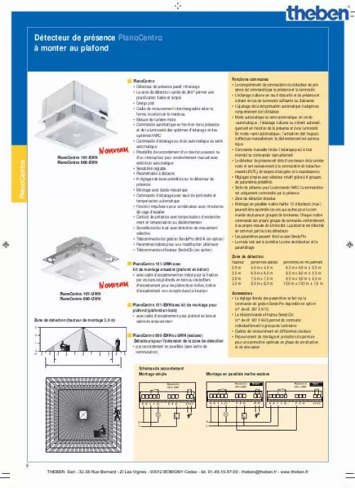 Mode d'emploi THEBEN PLANOCENTRO 000-EWH