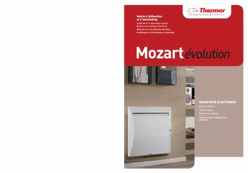 Mode d'emploi THERMOR MOZART EVOLUTION