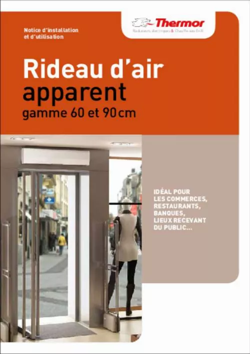 Mode d'emploi THERMOR RIDEAUX AIR APPARENTS PETITE TAILLE