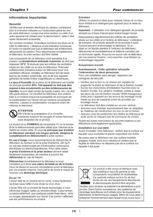 Mode d'emploi THOMSON 55FU4243