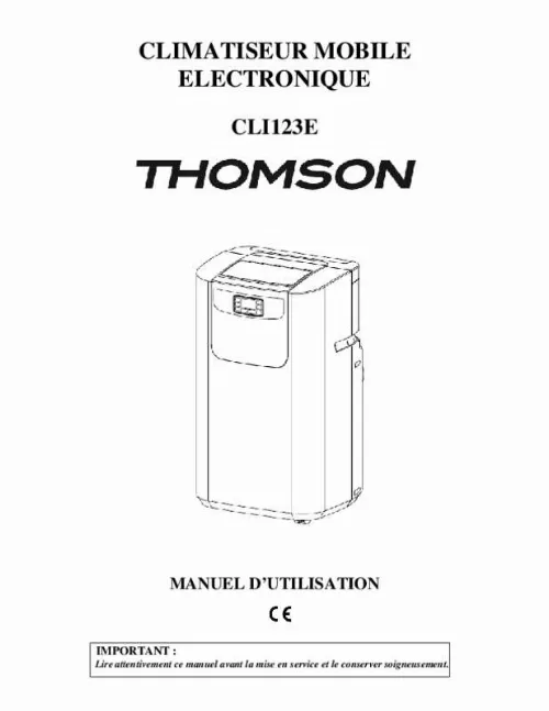 Mode d'emploi THOMSON CLI123E