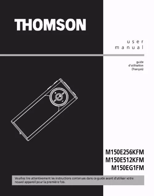 Mode d'emploi THOMSON M150E256K
