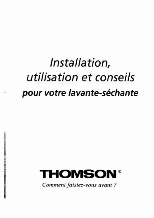 Mode d'emploi THOMSON TES 1331