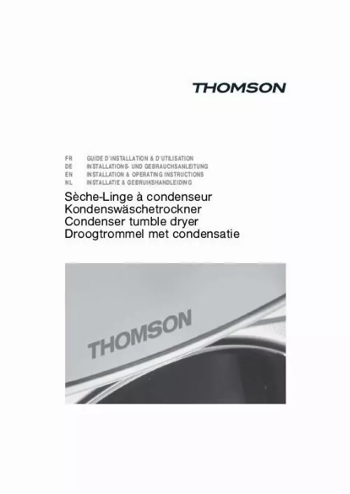 Mode d'emploi THOMSON TFT7100I