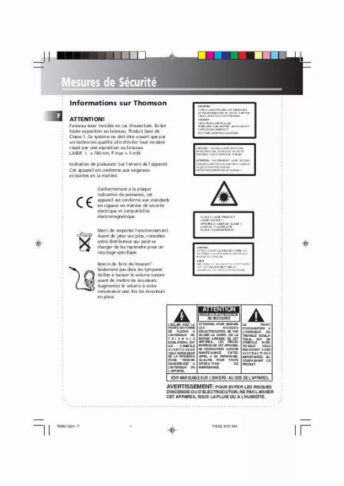 Mode d'emploi THOMSON TM9020