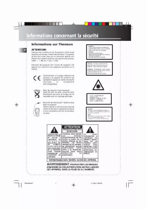 Mode d'emploi THOMSON TM9148