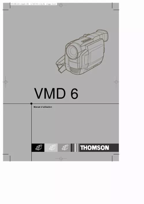 Mode d'emploi THOMSON VMD6
