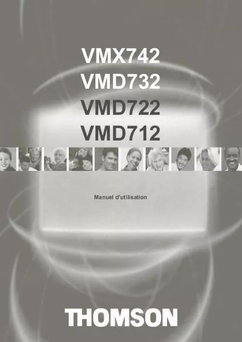 Mode d'emploi THOMSON VMD712