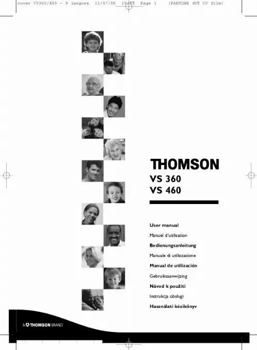 Mode d'emploi THOMSON VS360