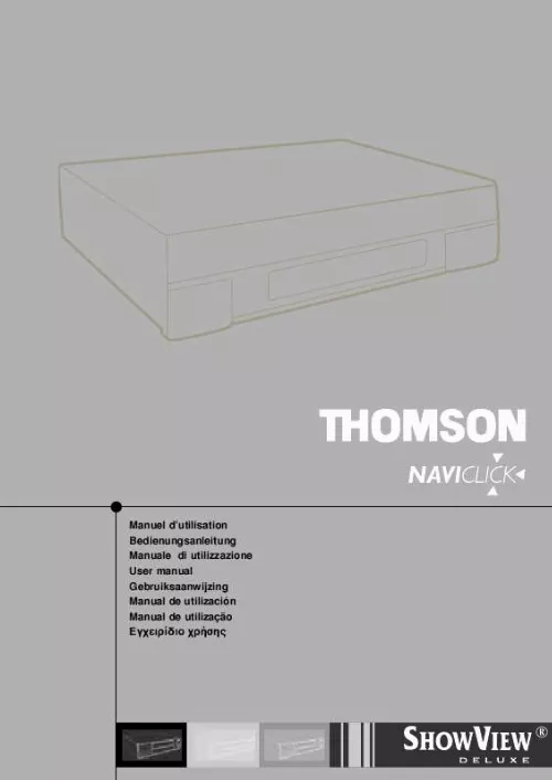 Mode d'emploi THOMSON VTH6081