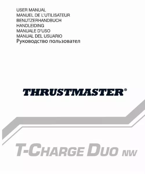Mode d'emploi THRUSTMASTER T-CHARGE DUO NW