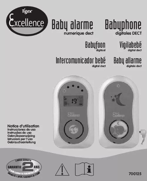 Mode d'emploi TIGEX BABYPHONE-EXCELLENCE