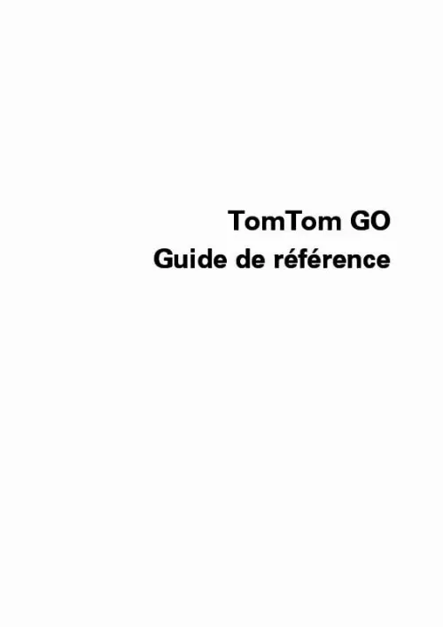 Mode d'emploi TOMTOM GO 400