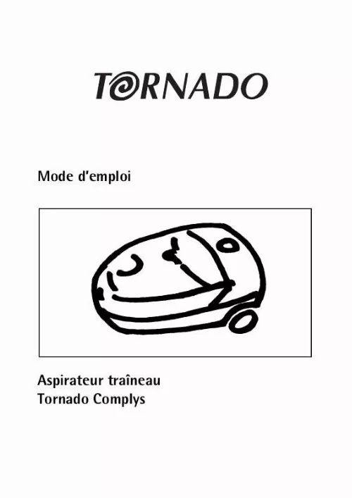 Mode d'emploi TORNADO COMPLYS TO290