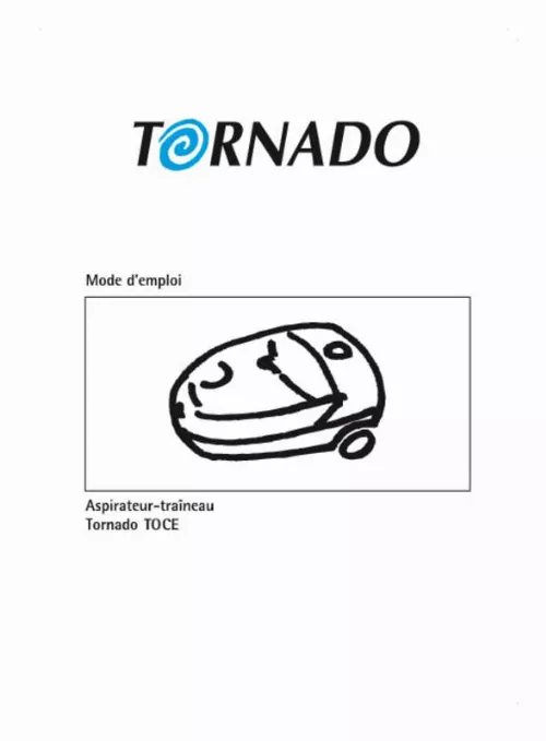 Mode d'emploi TORNADO EX-TOCE 2105