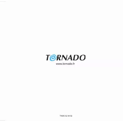Mode d'emploi TORNADO TO7329