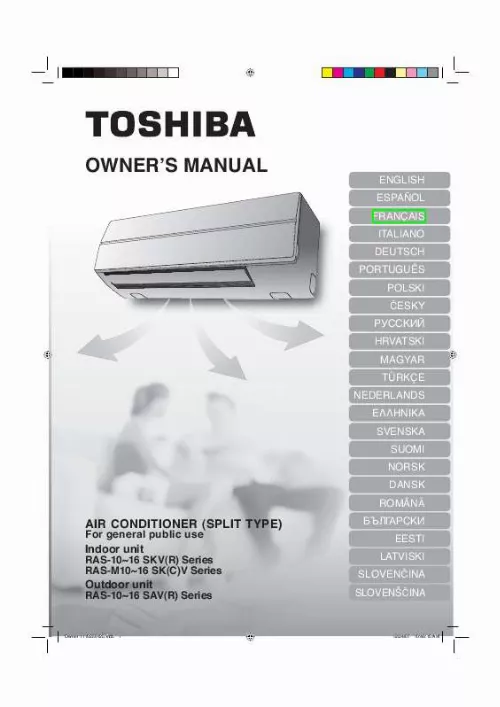 Mode d'emploi TOSHIBA RAS-10SAVR-E
