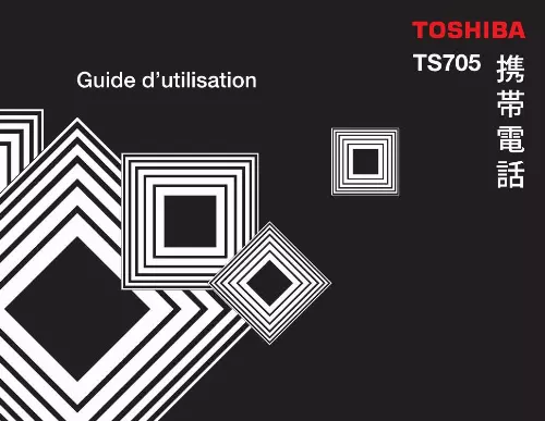 Mode d'emploi TOSHIBA TS705