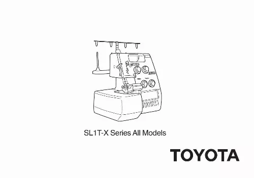 Mode d'emploi TOYOTA SL3335