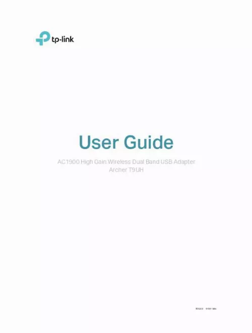 Mode d'emploi TP-LINK ARCHER T9UH