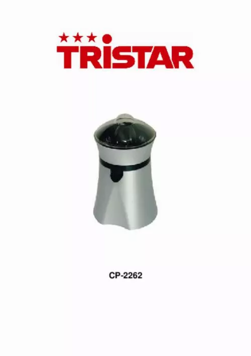 Mode d'emploi TRISTAR CP-2262