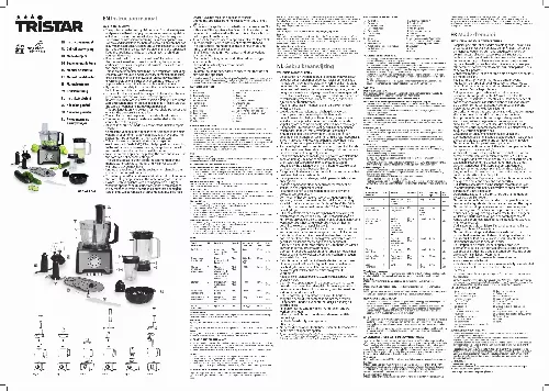 Mode d'emploi TRISTAR MX-4163