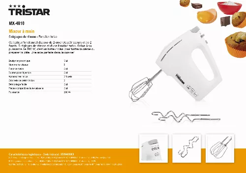 Mode d'emploi TRISTAR MX-4810