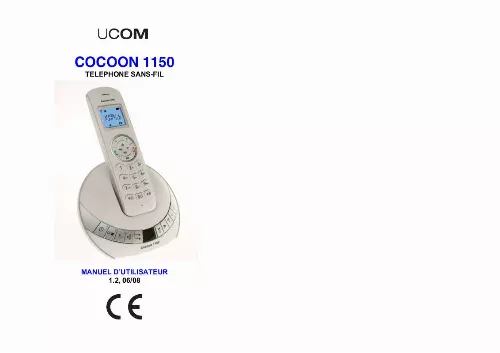 Mode d'emploi UCOM COCOON 1150