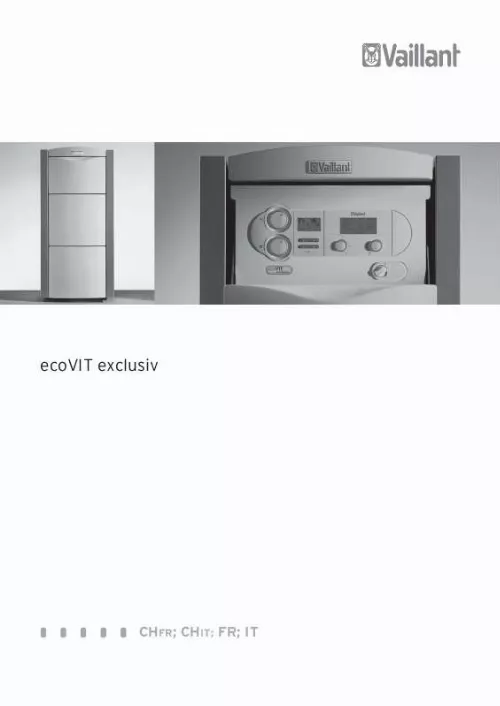 Mode d'emploi VAILLANT ECOVIT EXCLUSIV