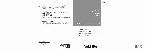 Mode d'emploi VALBERG 14S45 D DXAD701T