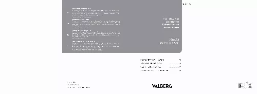 Mode d'emploi VALBERG MO 31 K 266C