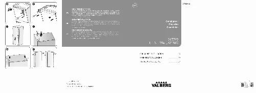 Mode d'emploi VALBERG UF NF 194 E W180C