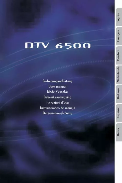 Mode d'emploi VDO DAYTON DTV 6500