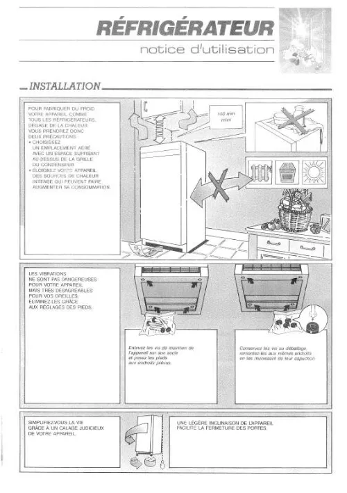 Mode d'emploi VEDETTE F2151