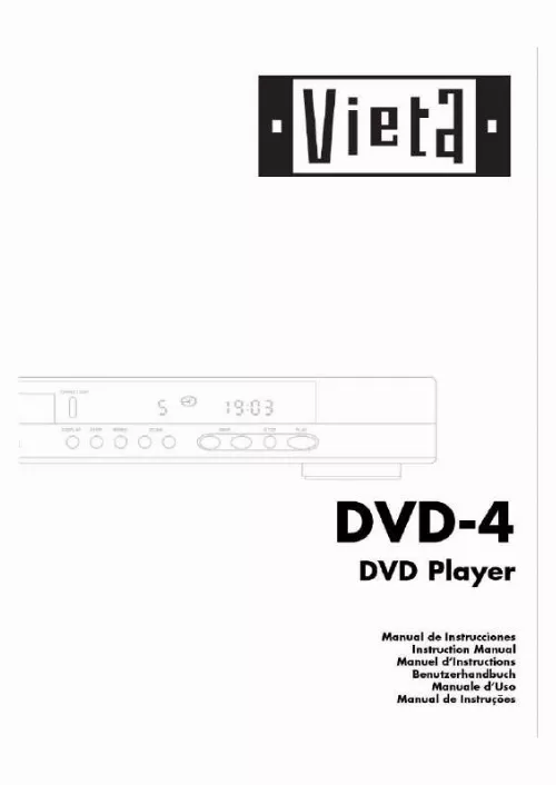 Mode d'emploi VIETA DVD-4