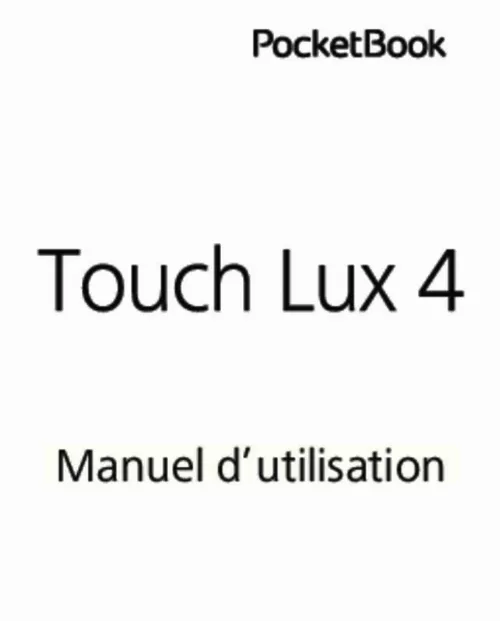 Mode d'emploi VIVLIO TOUCH LUX 4