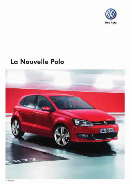 Mode d'emploi VOLKSWAGEN POLO