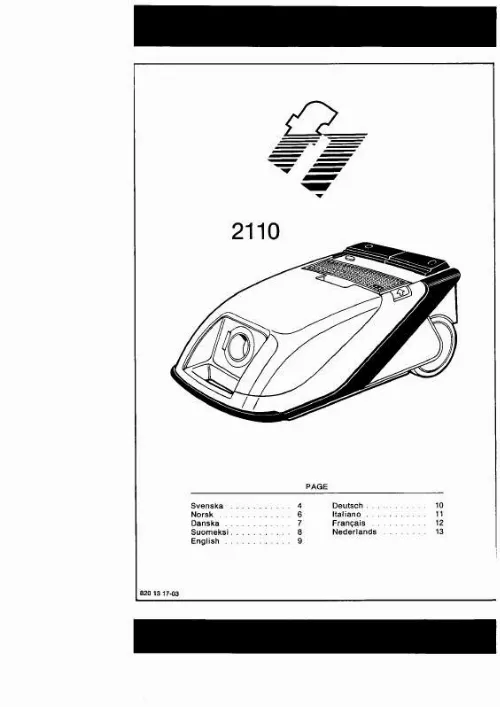 Mode d'emploi VOLTA U2110