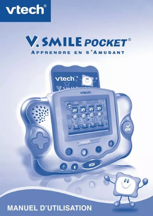 Mode d'emploi VTECH V.SMILE POCKET