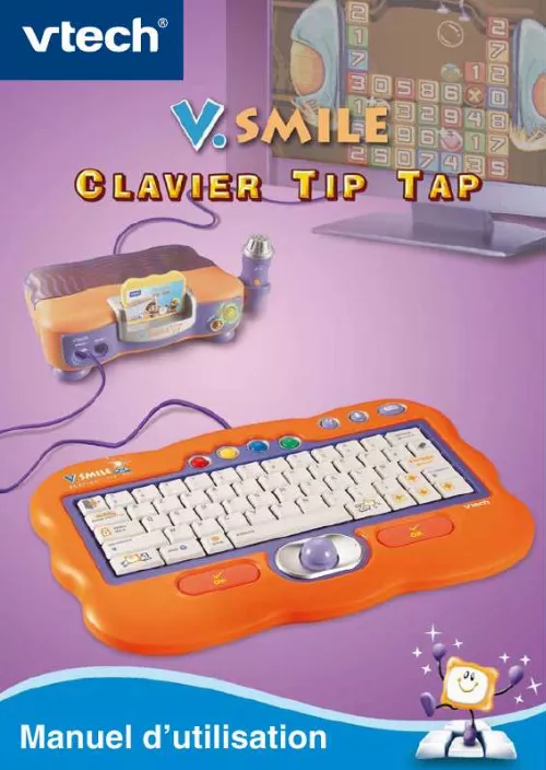 Mode d'emploi VTECH V.SMILE-CLAVIER TIP-TAP