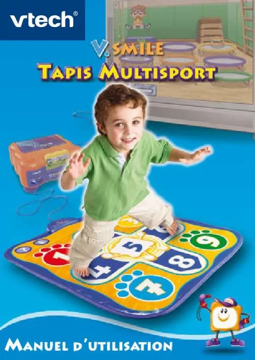 Mode d'emploi VTECH V.SMILE-TAPIS MULTI-SPORTS